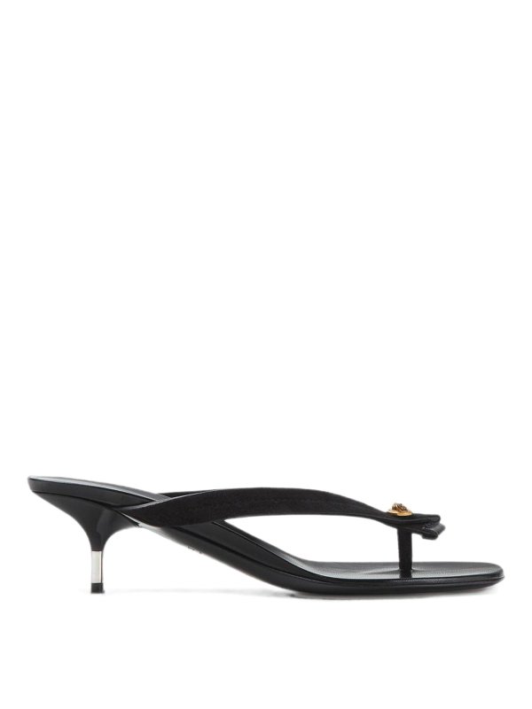 VERSACE: Sandales - Sandales - Noir