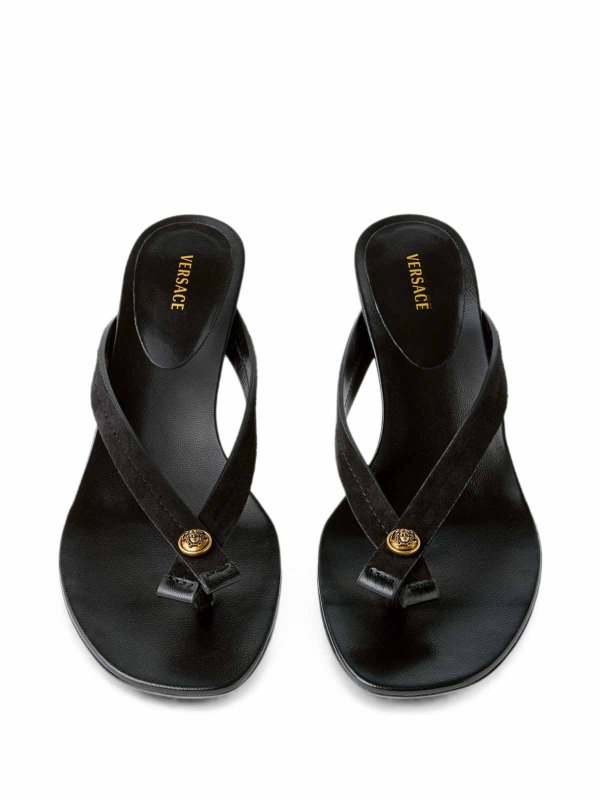 VERSACE: Sandales online - Sandales - Noir