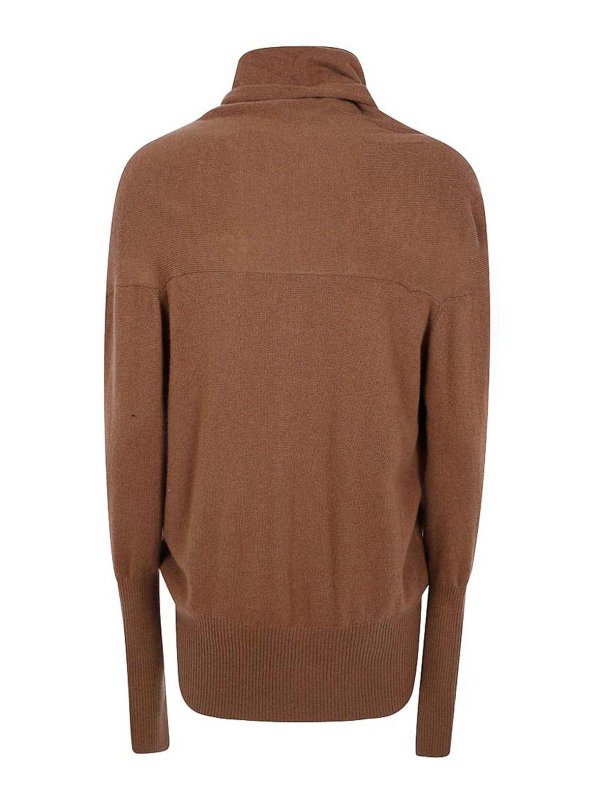 The Best Shops 7 FOR ALL MANKIND: crew necks - Seashell Wrap V-Neck Wool