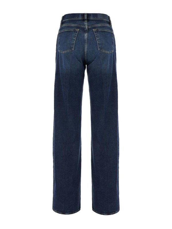 7 FOR ALL MANKIND: ストレートジーンズ online - ストレートジーンズ - ブルー