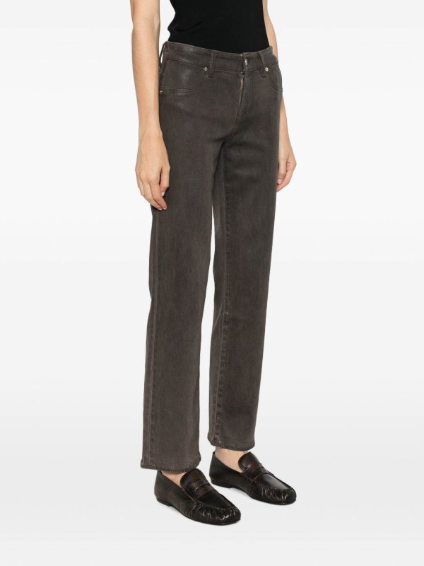 7 FOR ALL MANKIND: ストレートジーンズ online - ストレートジーンズ - ブラウン