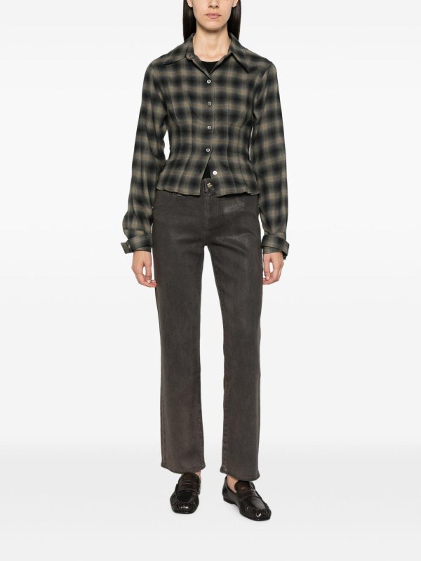 ストレートジーンズ - ブラウン shop online: 7 FOR ALL MANKIND