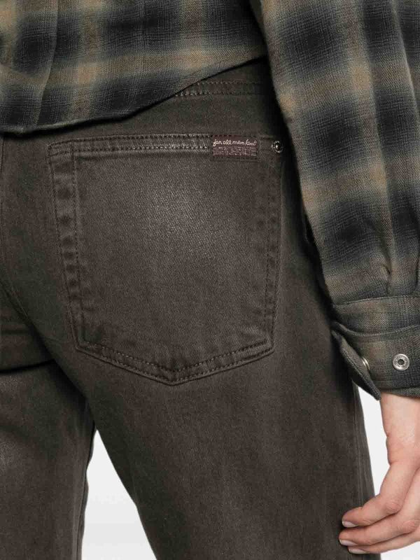 7 FOR ALL MANKIND buy online ストレートジーンズ - ブラウン