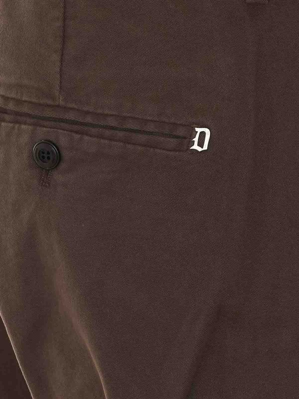 The Best Shops DONDUP: ストレートジーンズ - ストレートジーンズ - ブラウン