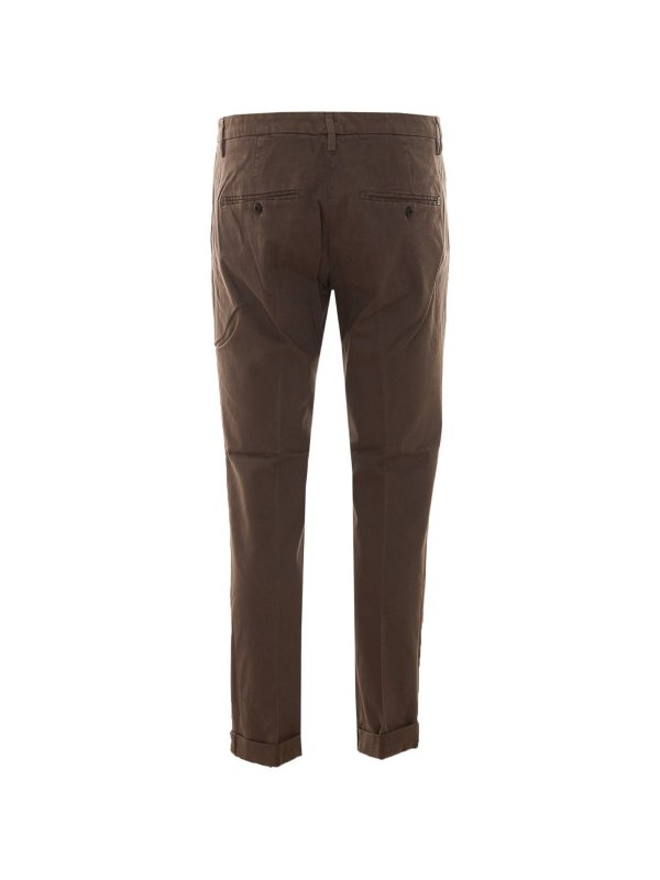 ストレートジーンズ - ブラウン shop online: DONDUP