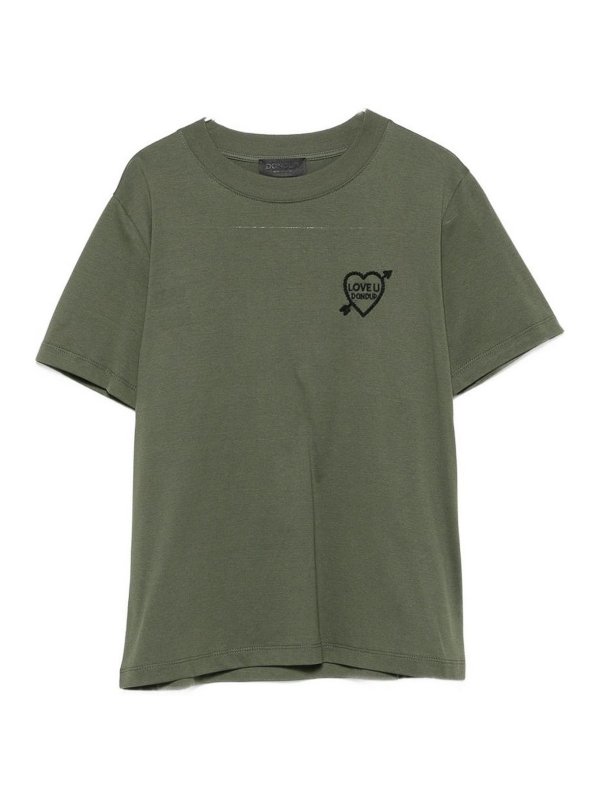 DONDUP: Camisetas - Camiseta - Verde