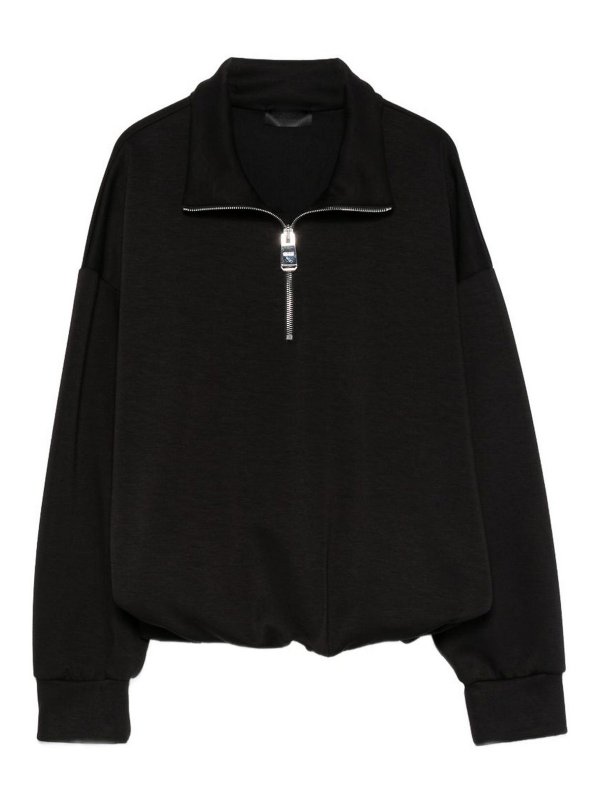 DONDUP: Felpe e maglie - Felpa nera con zip