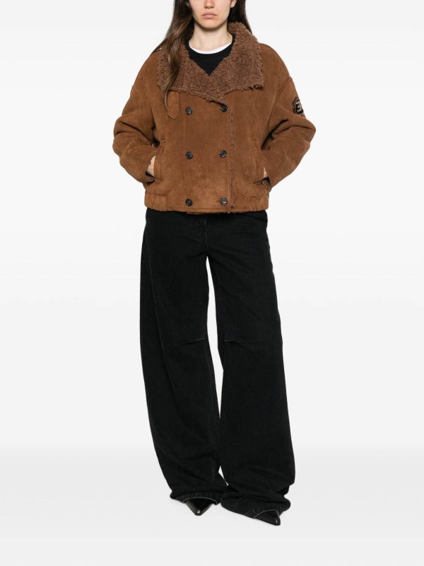 The Best Shops ERMANNO SCERVINO: ショートコート - ショートコート - ブラウン