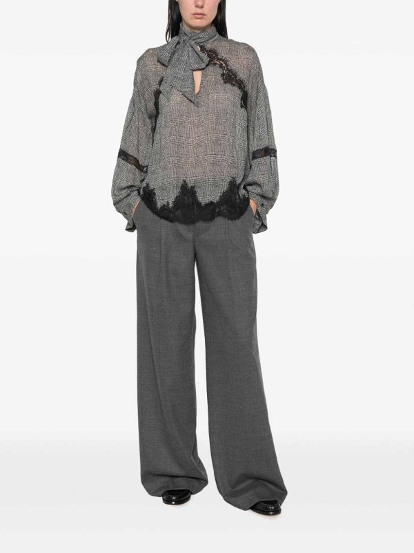 The Best Shops ERMANNO SCERVINO: ブラウス - ブラウス - グレー