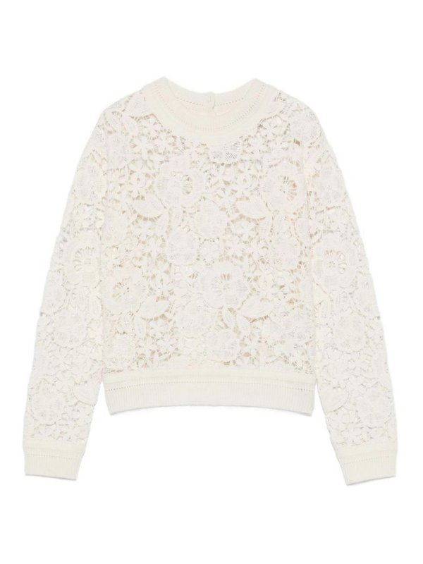 ERMANNO SCERVINO: クルーネック - クルーネック - ライトベージュ