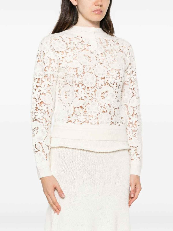 ERMANNO SCERVINO: クルーネック online - クルーネック - ライトベージュ