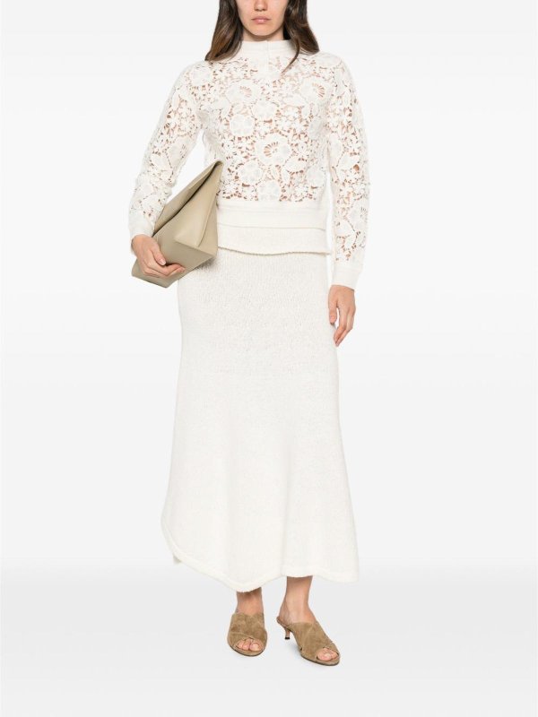 クルーネック - ライトベージュ shop online: ERMANNO SCERVINO
