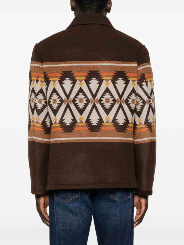 The Best Shops FAY: casual jackets - Brown Mami Jacket With Pockets