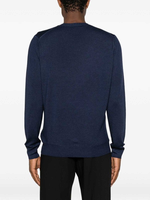 The Best Shops FAY: Pull col rond - Pull Col Rond - Bleu
