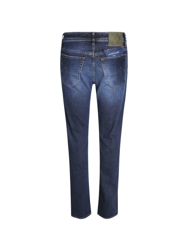 JACOB COHEN: Jeans Rectos online - Vaqueros Rectos - Azul Oscuro