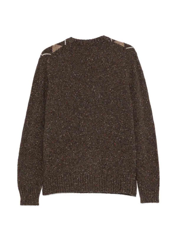 Kangra Cashmere: クルーネック online - クルーネック - ブラウン