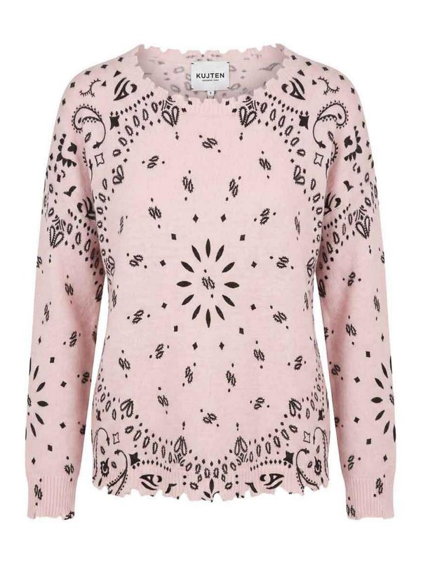 KUJTEN: Pull col rond - Pull Col Rond - Rose