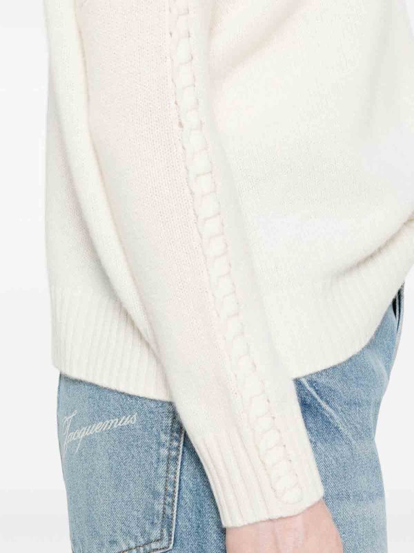 クルーネック - 白 shop online: KUJTEN