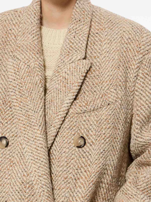 Isabel Marant Etoile: ニーレングスコート online - 膝丈コート - ベージュ