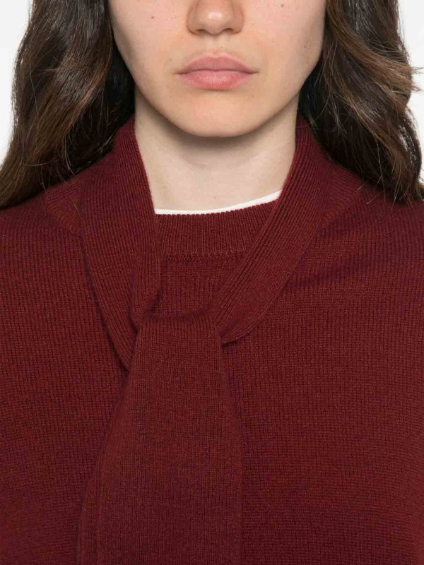 Pull Col Rond - Bordeaux shop online: MARELLA