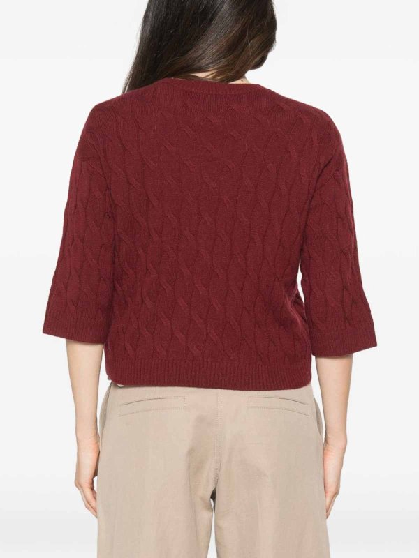 The Best Shops MARELLA: クルーネック - クルーネック - ボルドー