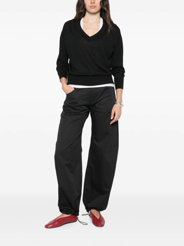 クルーネック - 黒 shop online: MARELLA