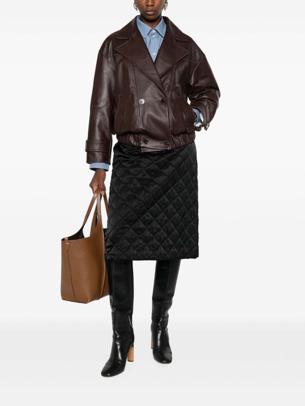 MARELLA buy online レザージャケット - ボルドー