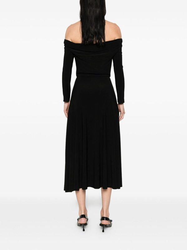 The Best Shops Norma Kamali: ニーレングスドレス - 膝丈ドレス - 黒