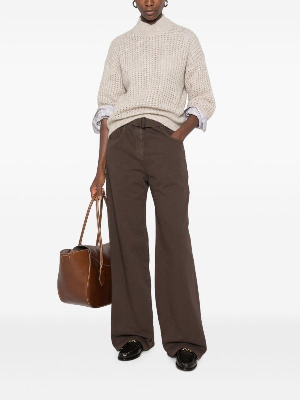 PESERICO buy online Rundhalspullover - Beige