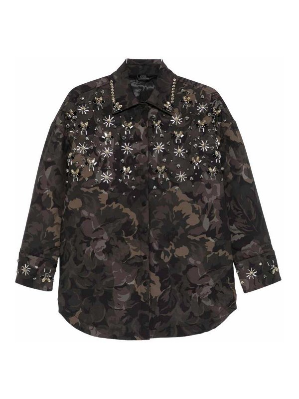 Pinko: Abrigos semilargos - Abrigo Midi - Verde