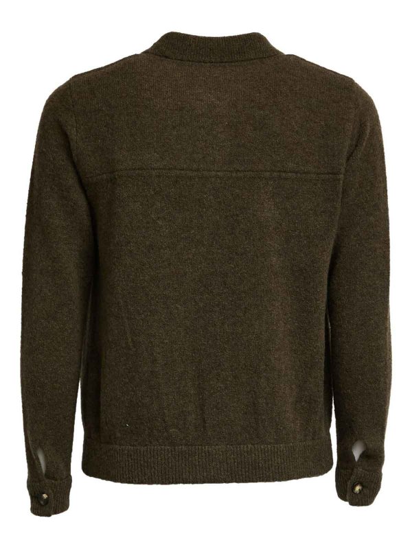 RAKK: casual jackets online - Brushed Knit Jacket With Double Front Pockets