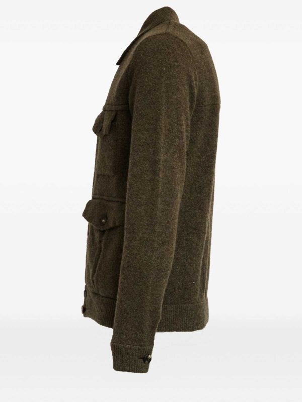 The Best Shops RAKK: casual jackets - Brushed Knit Jacket With Double Front Pockets