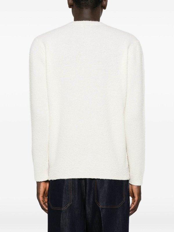 クルーネック - 白 shop online: SCAGLIONE