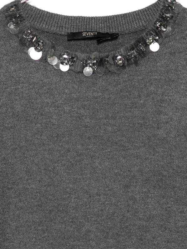 The Best Shops SEVENTY: Pull col rond - Pull Col Rond - Gris