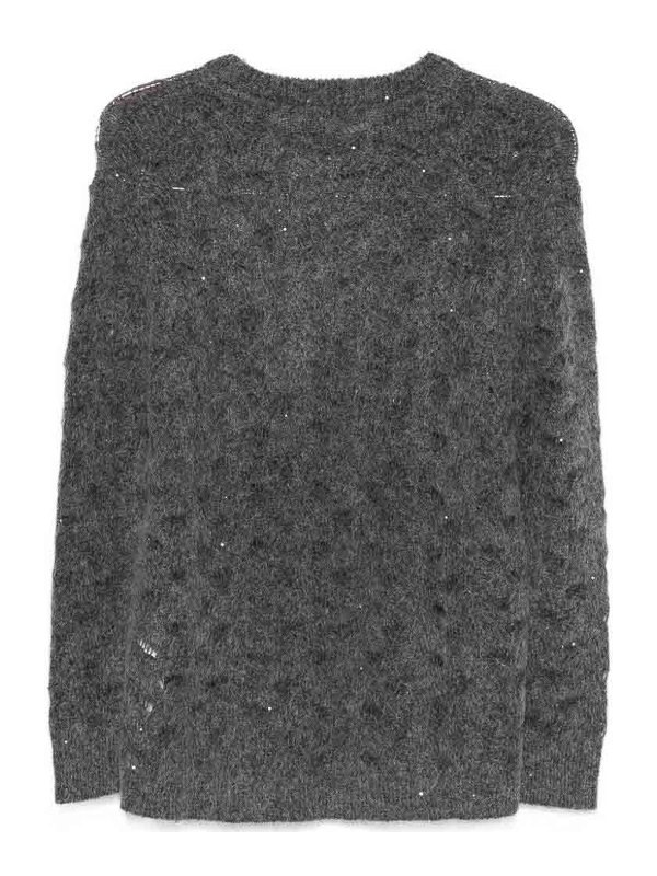 SEVENTY: Pull col rond online - Pull Col Rond - Gris