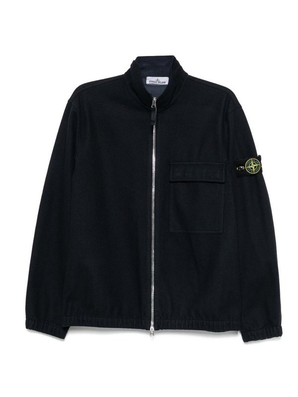 STONE ISLAND: カジュアルジャケット - カジュアルジャケット - ブルー