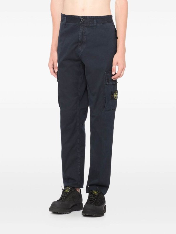 STONE ISLAND buy online カジュアルパンツ - ダークブルー