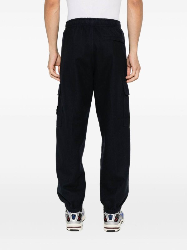 The Best Shops STONE ISLAND: スウェットパンツ - トラックスーツ ボトムス - ブルー