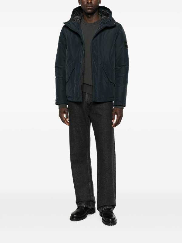 The Best Shops STONE ISLAND: ダウン・ハイテクジャケット - ダウンジャケット - ダークブルー