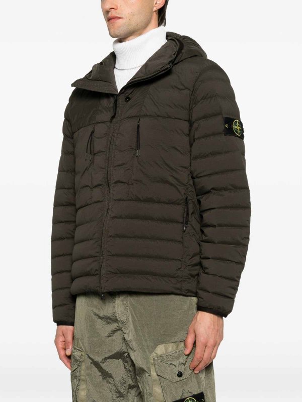ダウンジャケット - 緑 shop online: STONE ISLAND