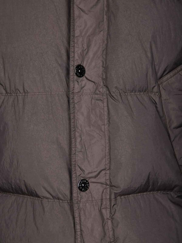 STONE ISLAND: ダウン・ハイテクジャケット online - ダウンジャケット - ブラウン