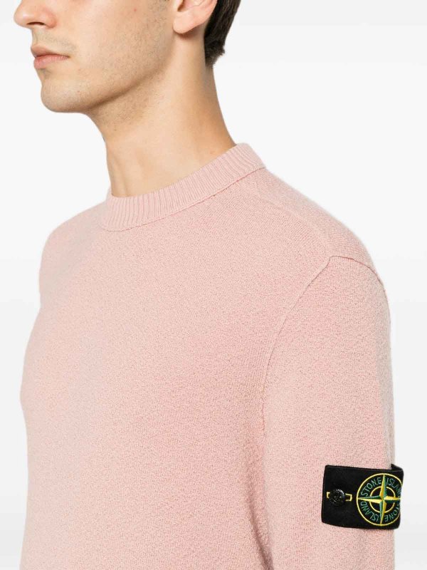 STONE ISLAND: クルーネック online - クルーネック - ピンク