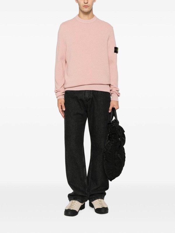 クルーネック - ピンク shop online: STONE ISLAND