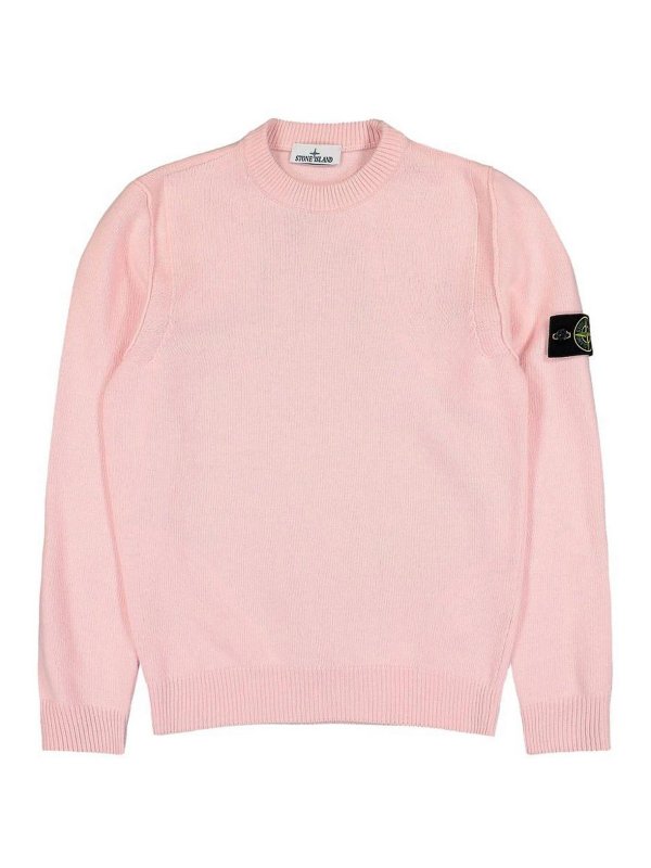 STONE ISLAND: クルーネック - クルーネック - ピンク