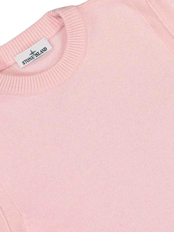 STONE ISLAND: クルーネック online - クルーネック - ピンク