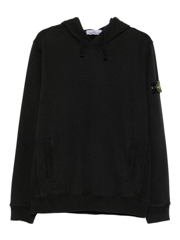 STONE ISLAND: スウェット＆セーター - スウェットシャツ/セーター - 黒