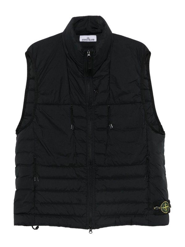 STONE ISLAND: Chalecos - Chaleco - Azul
