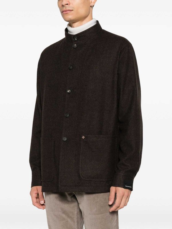 TAGLIATORE buy online Klein Brown Wool Jacket With Pockets