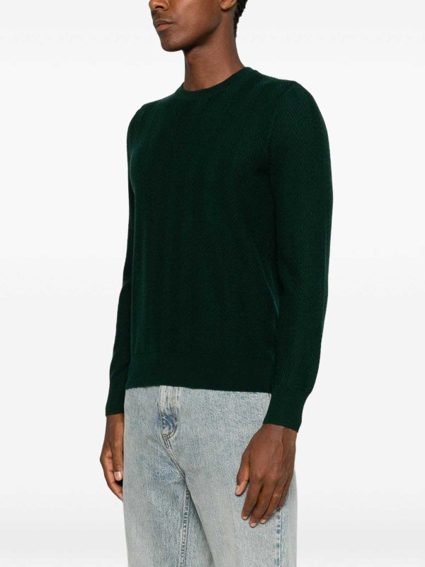 クルーネック - 緑 shop online: VENGERA