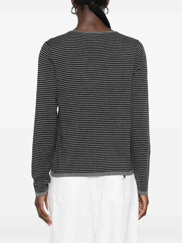 Rundhalspullover - Grau shop online: YERSE
